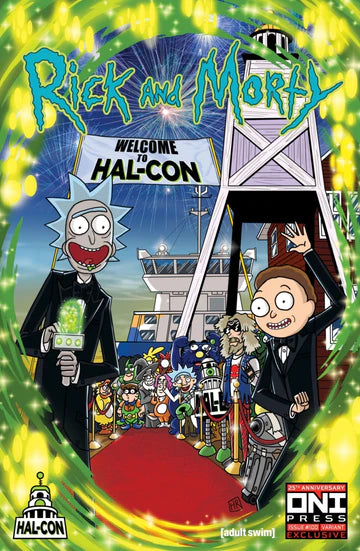 Rick & Morty #100/Ricks new hat Bundle - Hugh Rookwood Hal-Con Exclusive